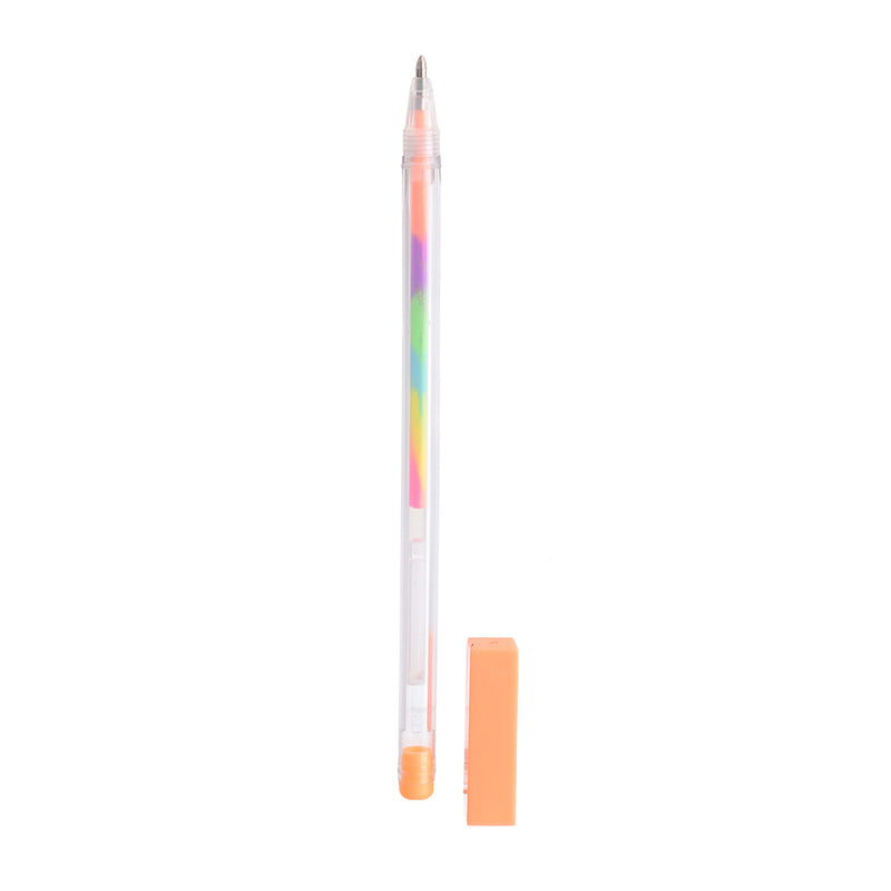 قلم قوس قزح ألوان مختلفه