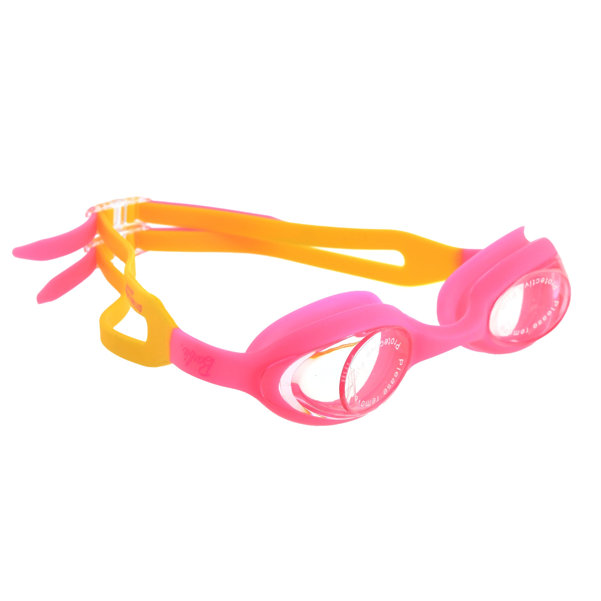 Barbie swimming goggles with transparent case from Speedo fuchsia col Akher El Ankoud