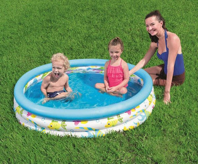 حمام سباحة للاطفال نفخ 3دور من بيست واي 51009 مقاس 122*25سم