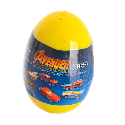 A car inside an egg from Avengers