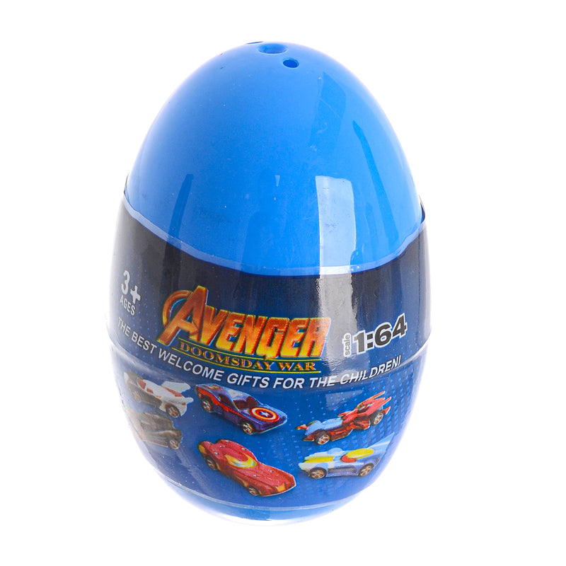 A car inside an egg from Avengers