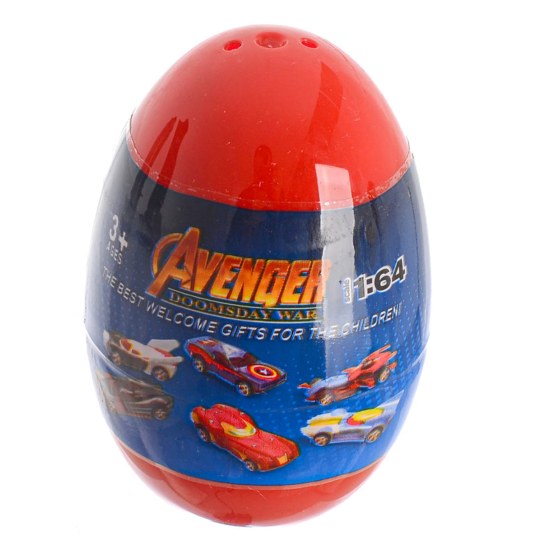 A car inside an egg from Avengers