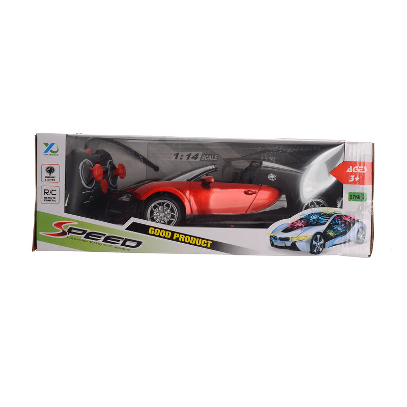 Bugatti car with remote control, 28 x 13 x 8 cm