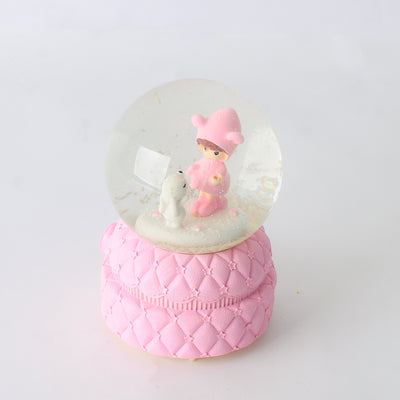 Crystal water crystal for a child and a dog for decoration - pink