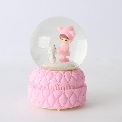 Crystal water crystal for a child and a dog for decoration - pink