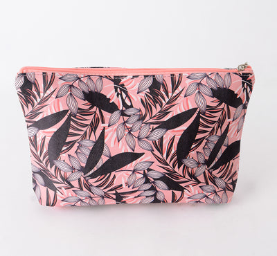 Wooded makeup bag