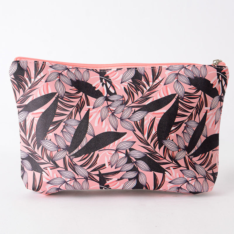 Wooded makeup bag