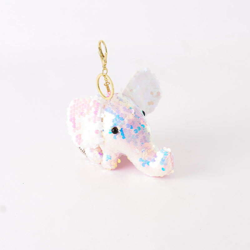 Elephant-shaped keychain