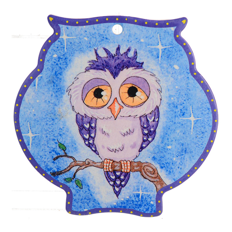 Owl shaped coaster - different colors