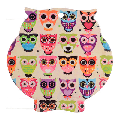 Owl shaped coaster - different colors