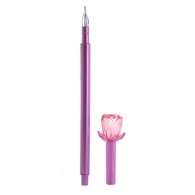 Lotus flower pattern gel pen