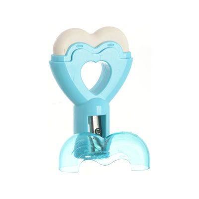 Heart-shaped elastic and sharpener 2*1