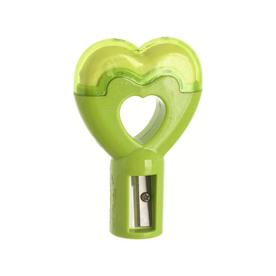 Heart-shaped elastic and sharpener 2*1