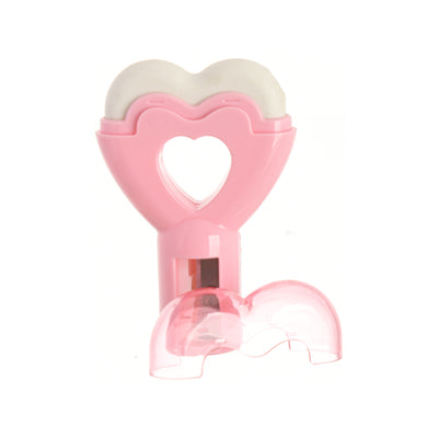 Heart-shaped elastic and sharpener 2*1