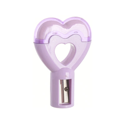 Heart-shaped elastic and sharpener 2*1