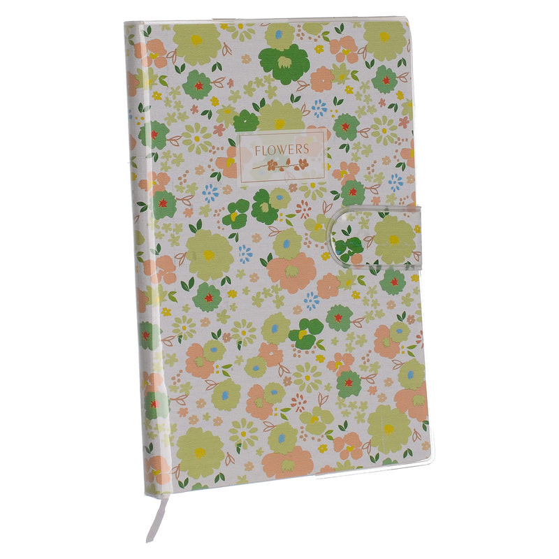 Flowers notebook with magnet A6