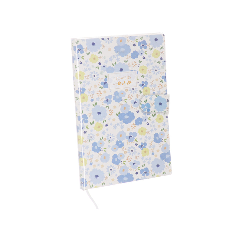 Flowers notebook with magnet A6