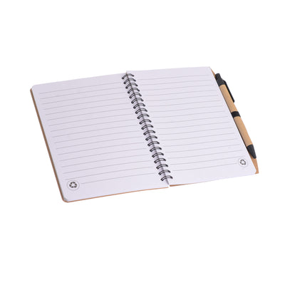 A6 wire notebook with pen