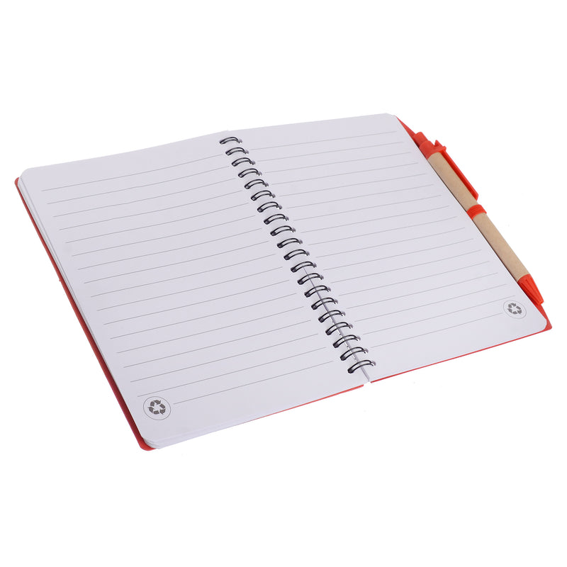 A6 wire notebook with pen