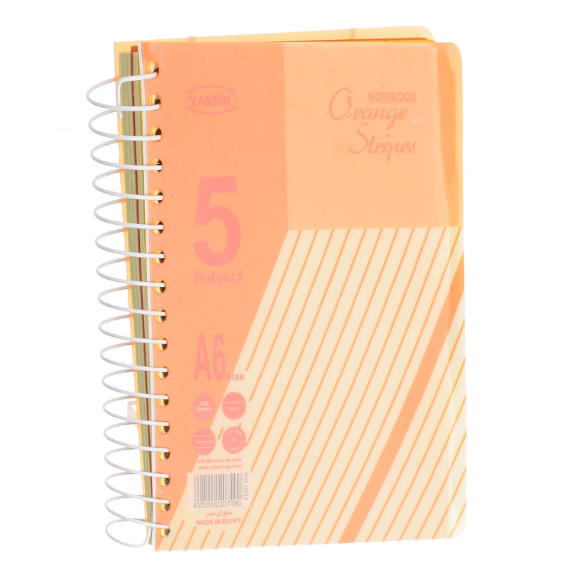 A6 Yassin wire notebook