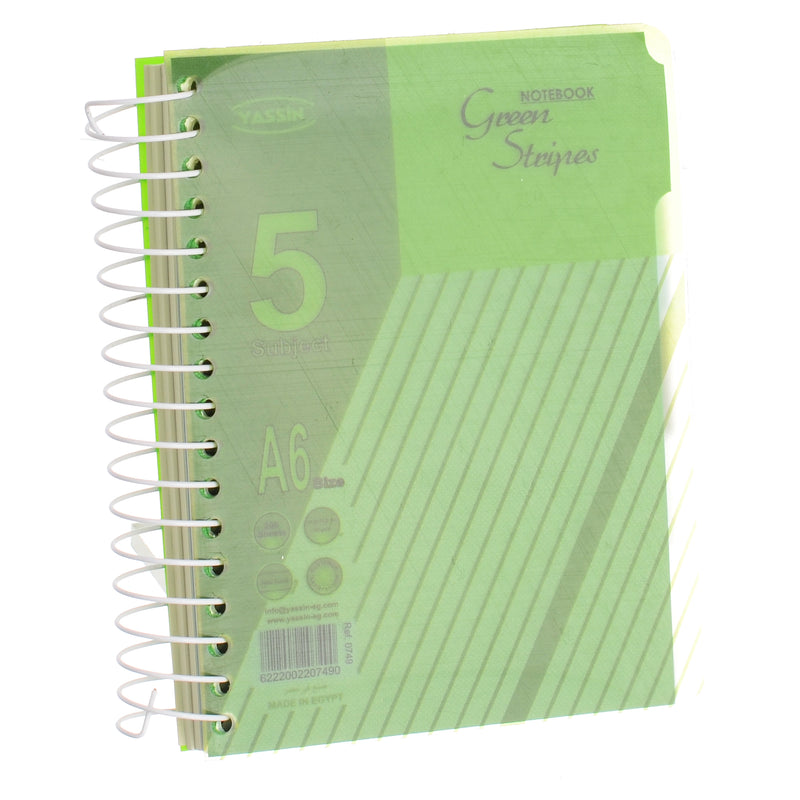 A6 Yassin wire notebook