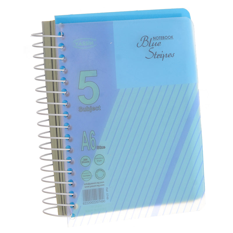 A6 Yassin wire notebook