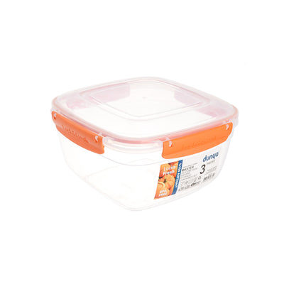 Dunya 3 in 1 large square refrigerator set, orange