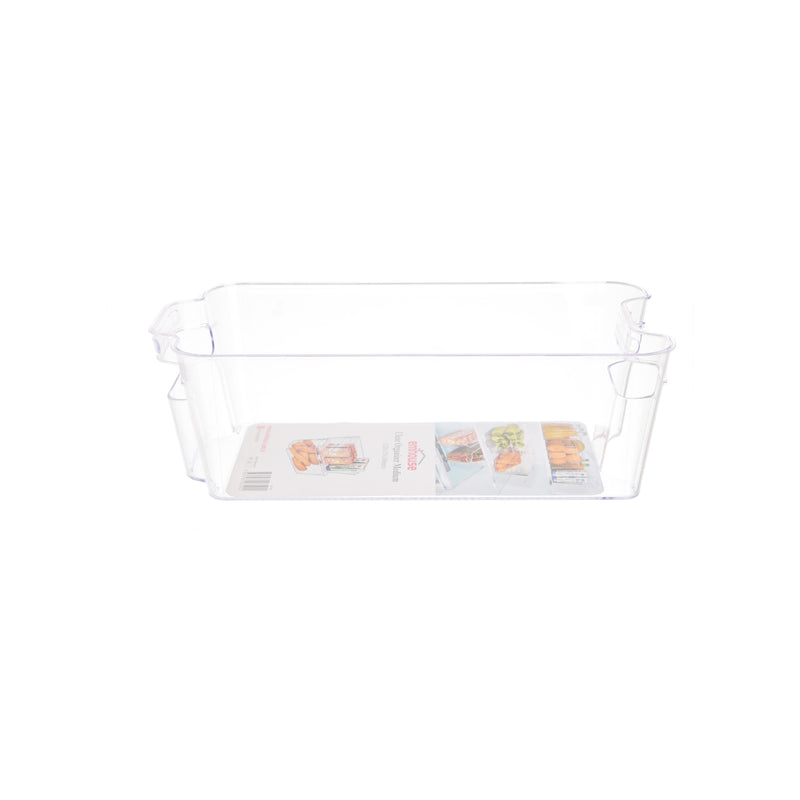 Acrylic refrigerator organizer, medium size, transparent color