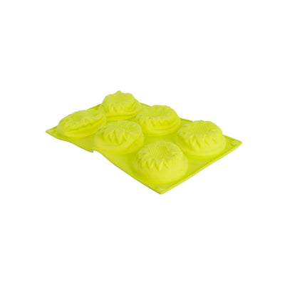 Silicone Baking Cupcake Molds 6 Cup Silicone Flower Shape