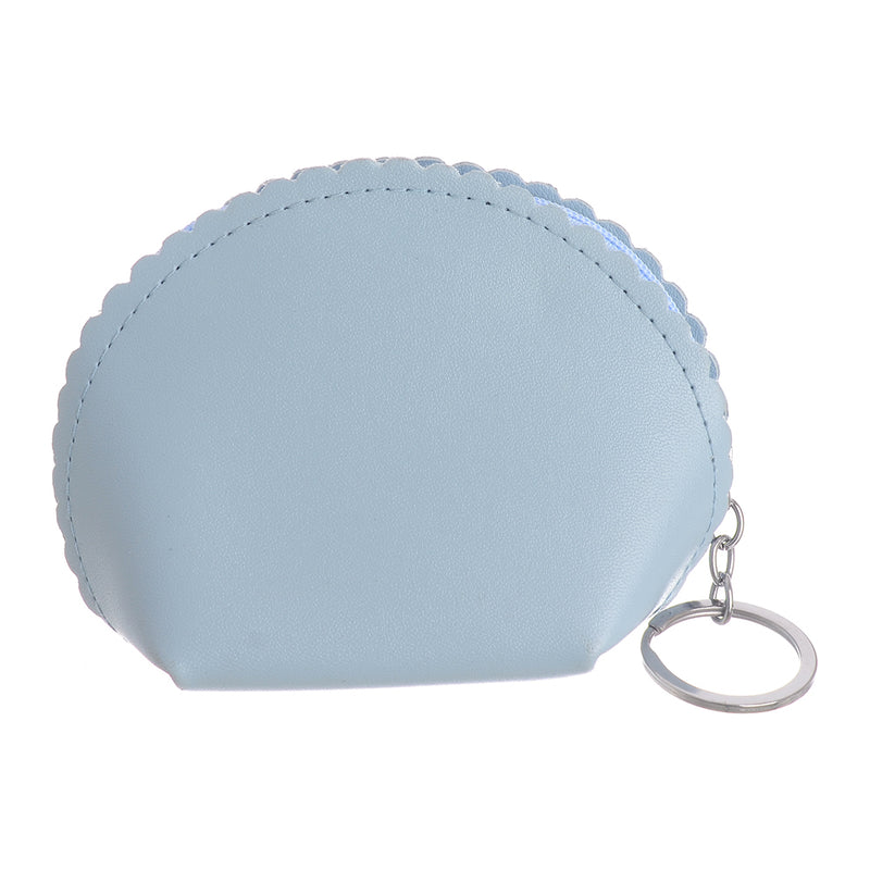 Love faux leather mini wallet with pattern key chain