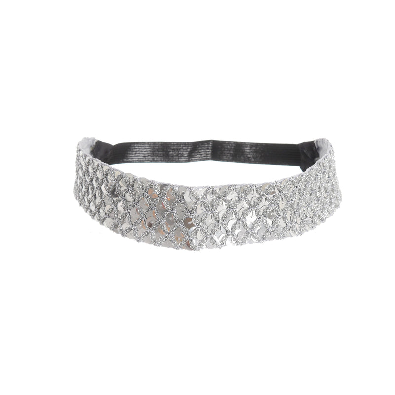 Headband decorated with sequins