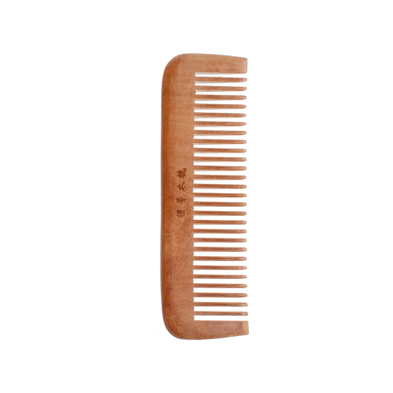 Wide comb with brown interior