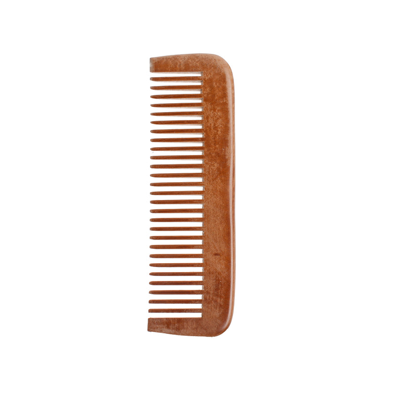 Wide comb with brown interior