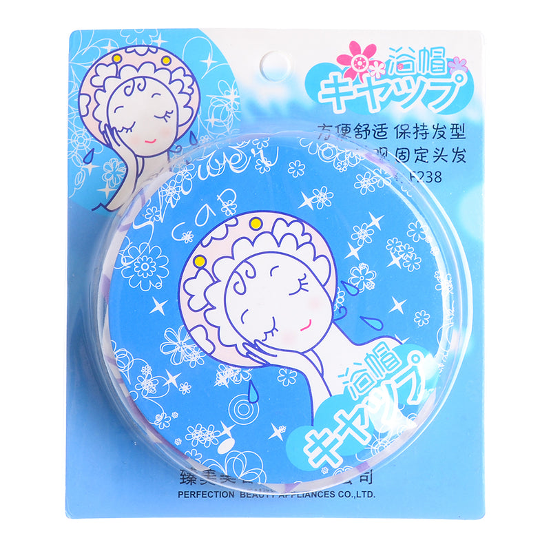 Reusable waterproof plastic shower cap