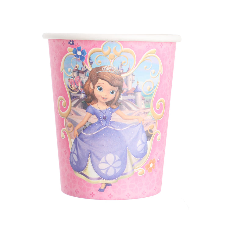 Disney Princesses printed paper cups set of 10 pieces