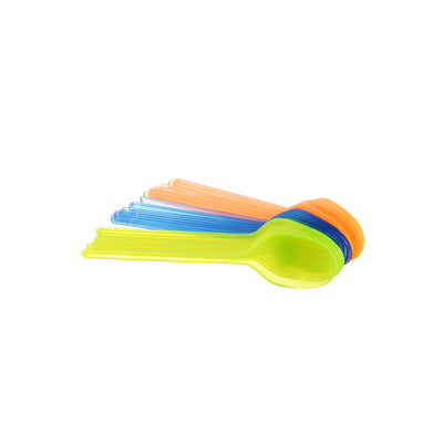 Set of plastic spoons, 24 pieces