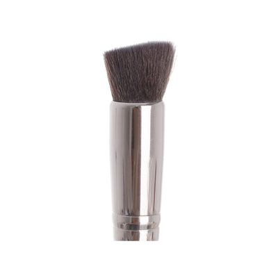 Black slanted and pointed foundation makeup brush