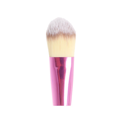 Flat foundation makeup brush, beige x white