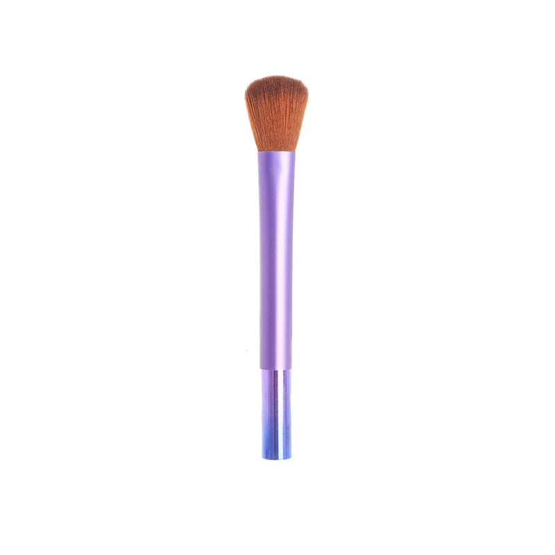 Brown highlighter applicator brush