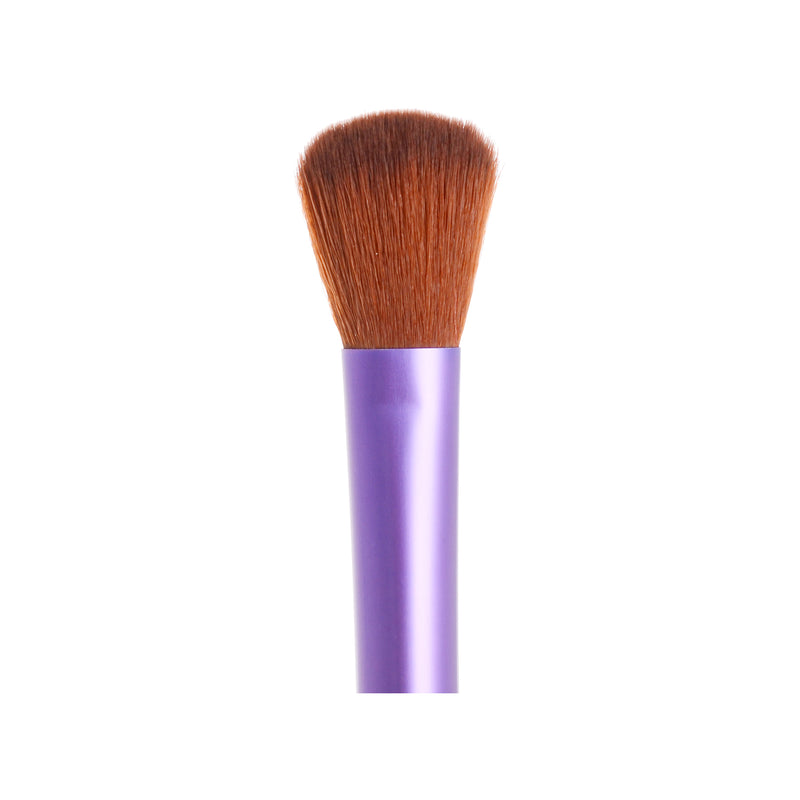 Brown highlighter applicator brush