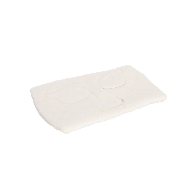 Off-white disposable towel face mask