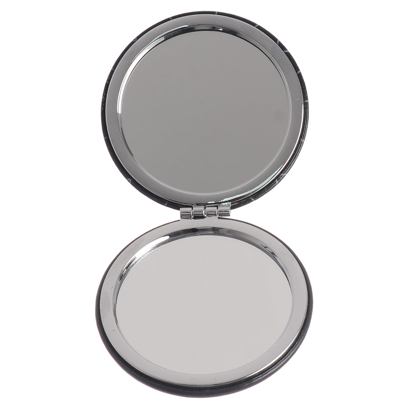 Small pocket mirror, 2 x 1, black cherry shape, 6 cm