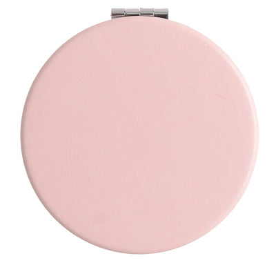 Small pocket mirror, 2 x 1, cherry pink shape, 6 cm