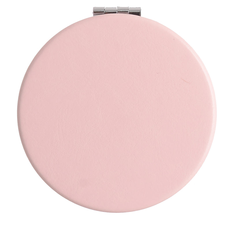 Small pocket mirror, 2 x 1, cherry pink shape, 6 cm