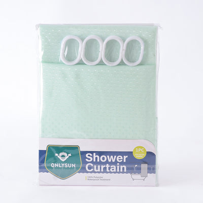 Waterproof bathtub shower curtain, size 180*180 cm