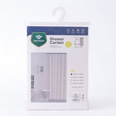 Waterproof bathtub shower curtain, size 180*180 cm