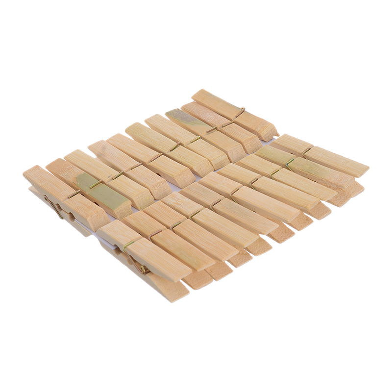 Bamboo wicker clip - 20 pcs