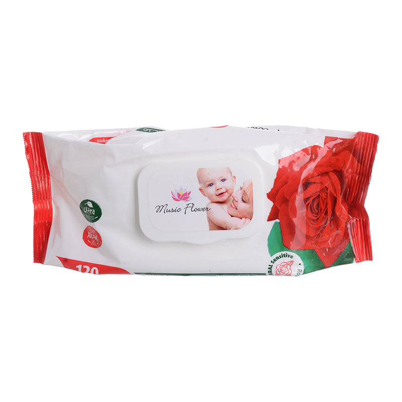 Music Flour Wet Wipes 120 Wipes