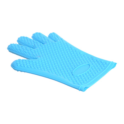 Single cuff heat resistant barbecue glove