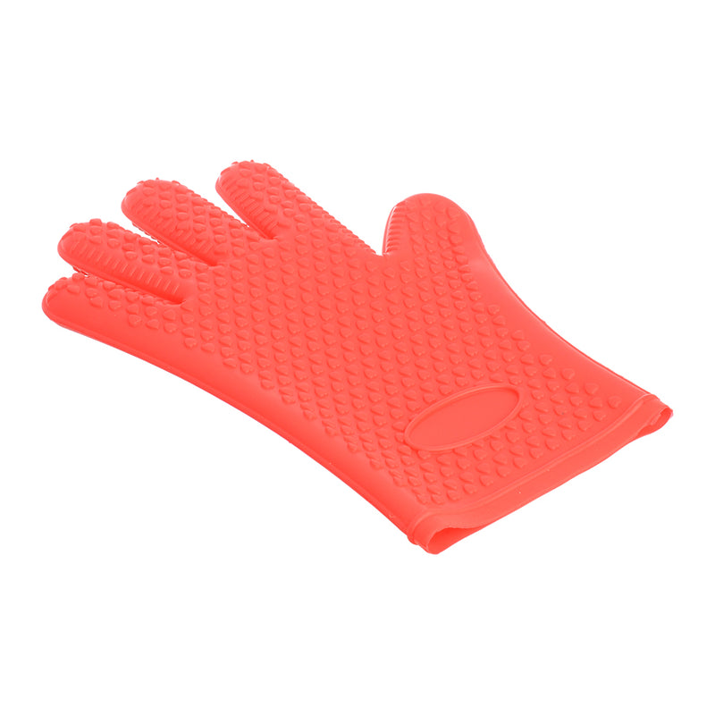 Single cuff heat resistant barbecue glove